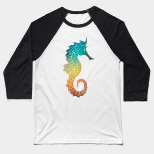 Rainbow seahorse Baseball T-Shirt